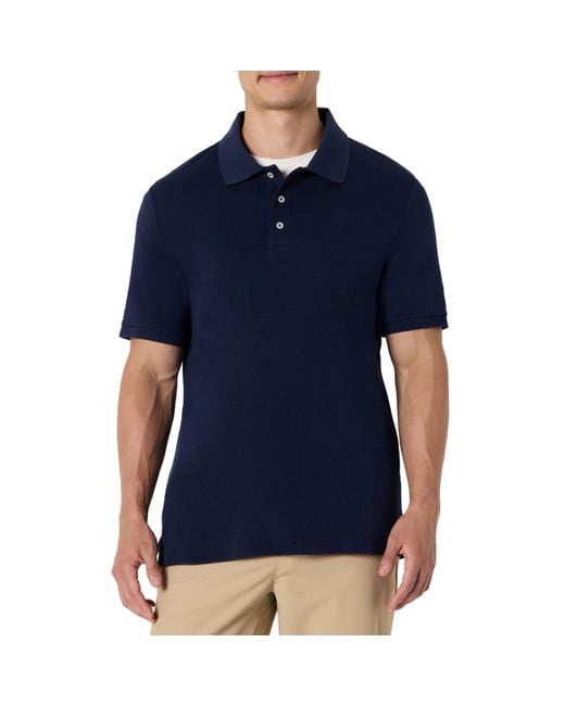 Polo Interlock pour Amazon Essentials pour homme en coloris Blue