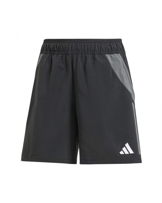 Adidas Teamsport Textiel - Shorts Tiro 24 Competition Downtime Short Zwart-grijs in het Black