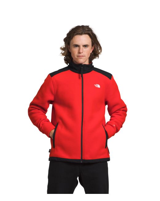 The North Face Red Alpine Polartec 200 Full Zip Jacket for men