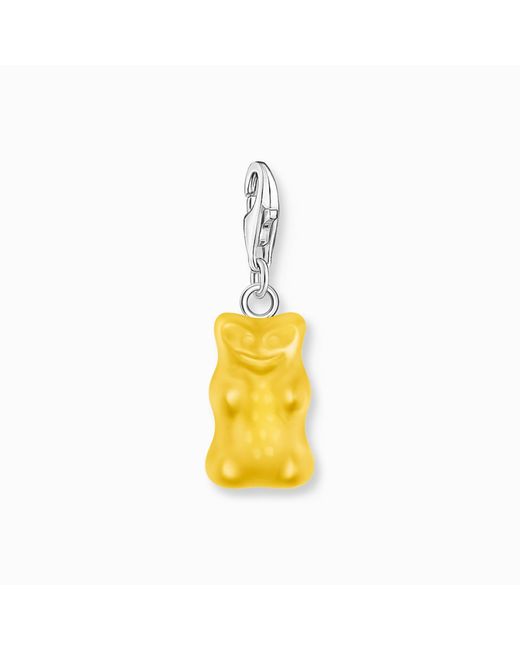 Pendentif ours en or jaune et argent Thomas Sabo en coloris Yellow