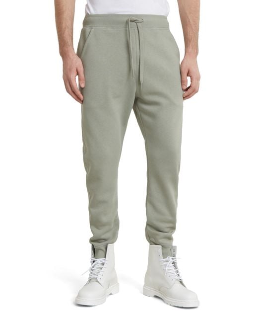 G-Star RAW Gray Premium Core Type C Sweat Pants for men