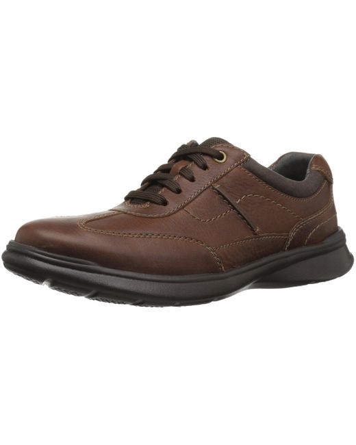 Clarks Leather Cotrell Style Sneaker in 