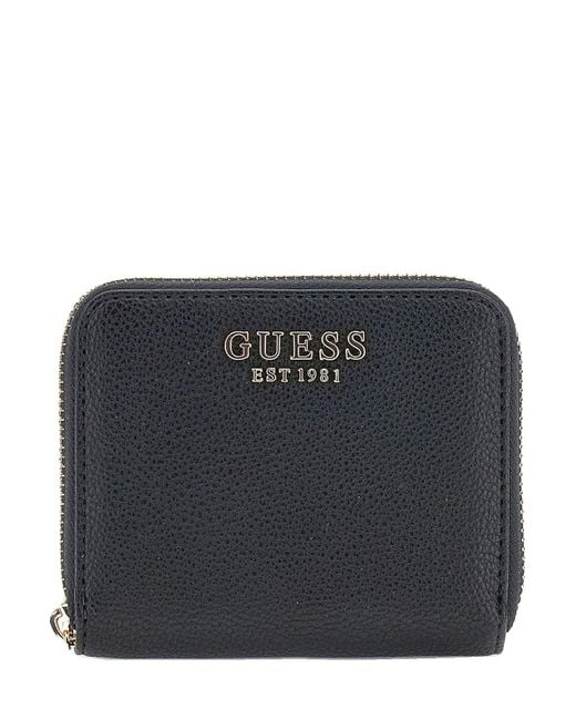 Guess Black GREGORIA SLG Small Zip Around