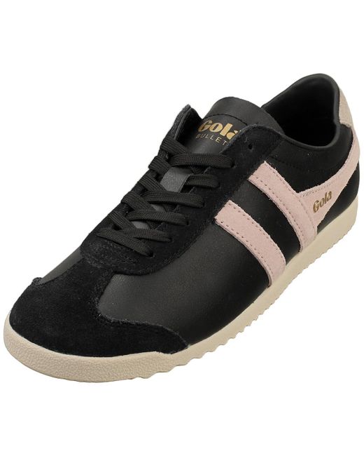 Gola Black Bullet Pure Modische -Sneaker in Schwarz Rose