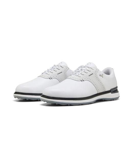 PUMA Avant Golfschuhe 41 White Feather Gray Black für Herren