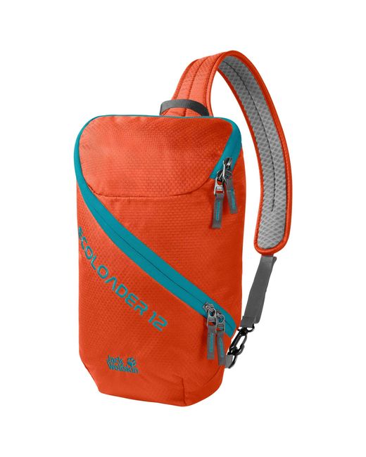 Jack Wolfskin Orange Adult Ecoloader 12 Bag