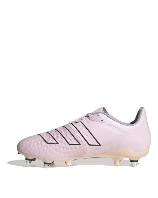 Adidas Pink Malice Elite Sg Rugby Boots White/navy 13 for men