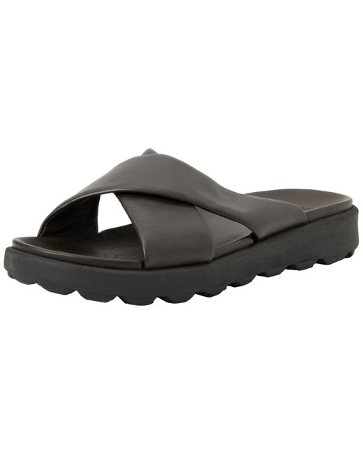 Geox Black U Spherica Ec6 B Slide Sandal for men