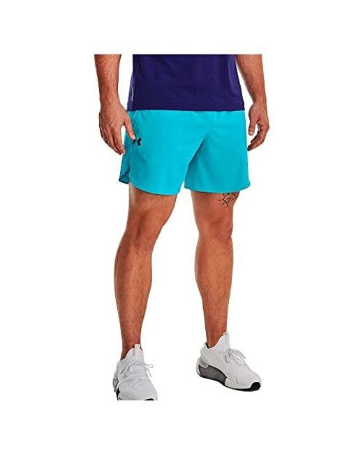 Under Armour Shorts Ua Peak Woven Shorts in het Blauw voor heren | Lyst NL