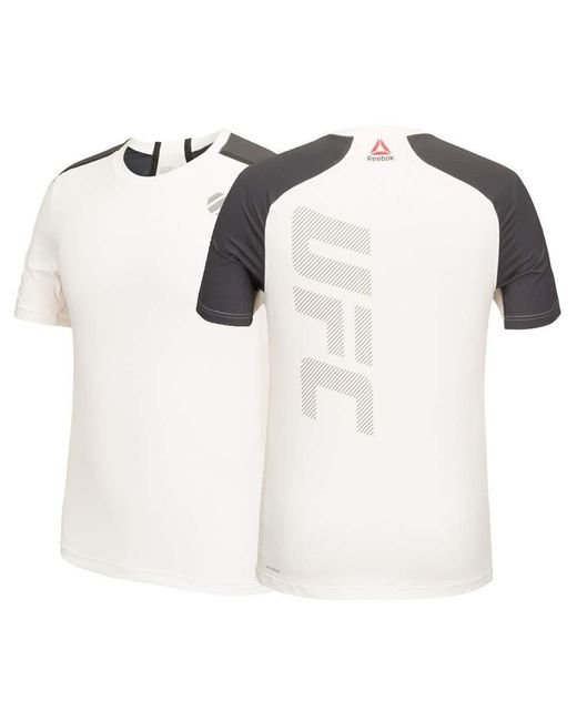 Reebok Ufc White Training Short Sleeve T-shirt S95178 for men