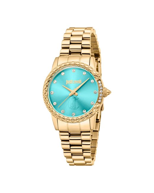 Orologio Analogico al Quarzo Donna con Cinturino in Acciaio Inox JC1L310M0075 di Just Cavalli in Metallic