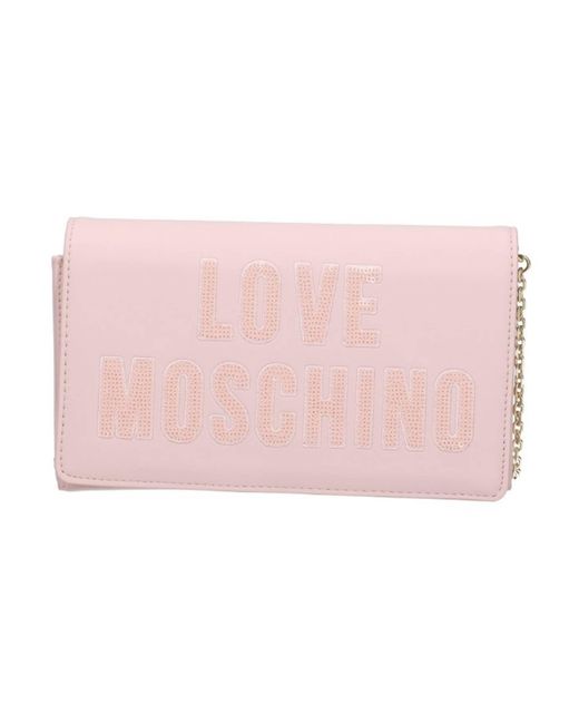 Borsa a spalla Donna di Love Moschino in Pink