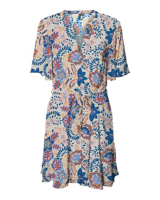 Vero Moda Blue Minikleid VMMENNY 2/4 SHORT SHIRT DRESS WWN G