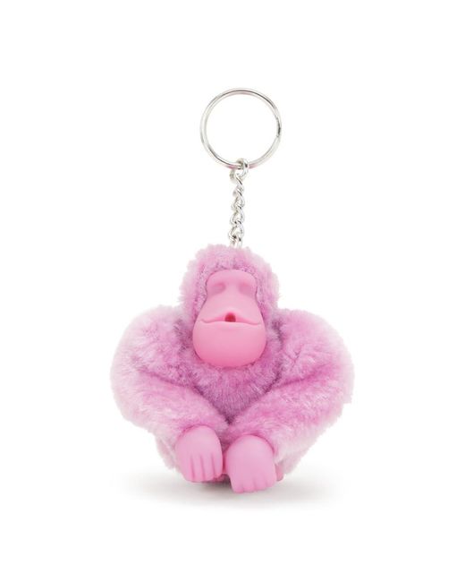 Kipling Pink Female Monkeyclip M Medium Monkey Keyhanger