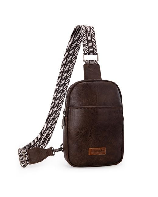 Wrangler Brown Crossbody-Tasche für