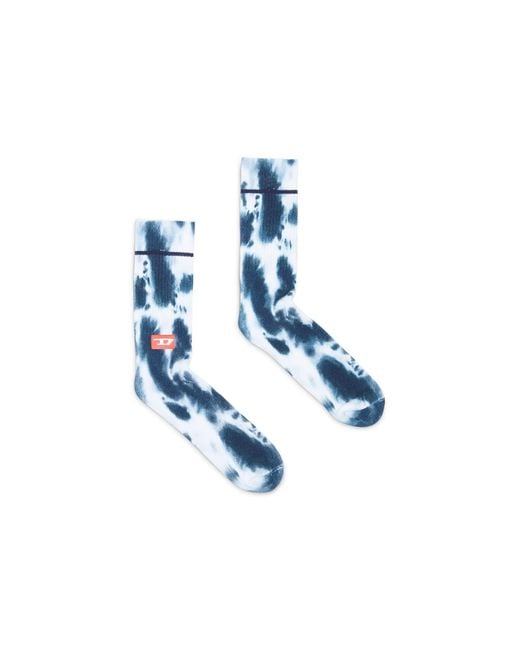 DIESEL Blue Skm-ray Socks for men