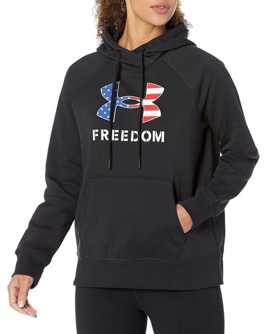 Under Armour Blue S Freedom Rival Hoodie
