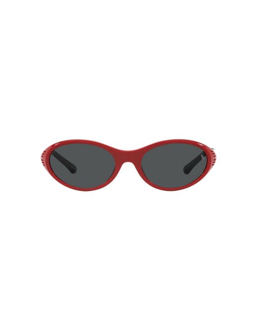 Polo Ralph Lauren Black S Ph4197u Universal Fit Oval Sunglasses for men