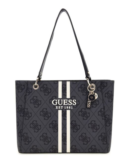 Noelle II Tote Coal Logo di Guess in Black