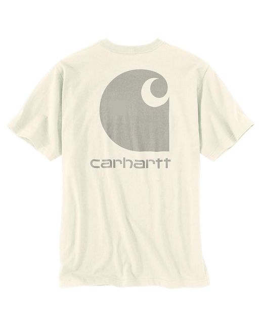 Carhartt Natural Relaxed Fit Heavyweight Short-sleeve Pocket C Graphic T-shirt for men