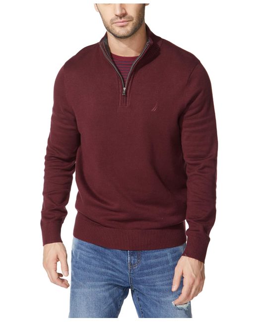 Sweat zippé pour Nautica pour homme en coloris Red