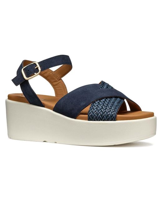 Geox Blue D Xand 2.2s B Wedge Sandal