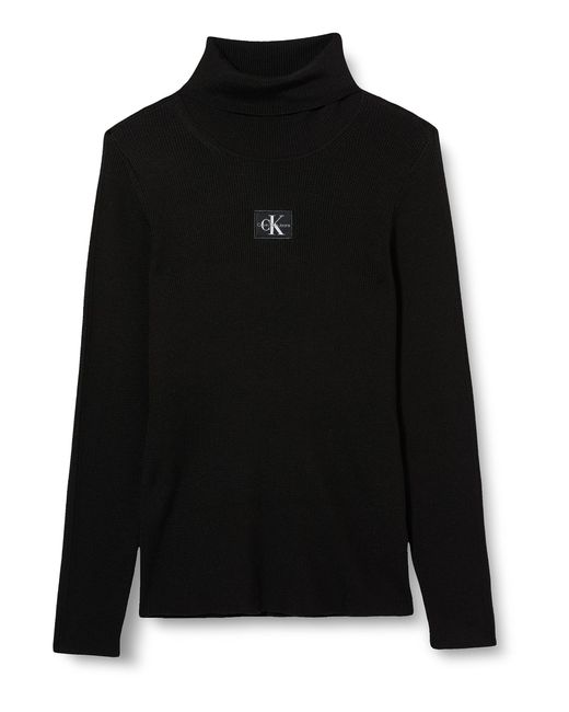 Calvin Klein Black Plus Label Rollkragenpullover Pullover