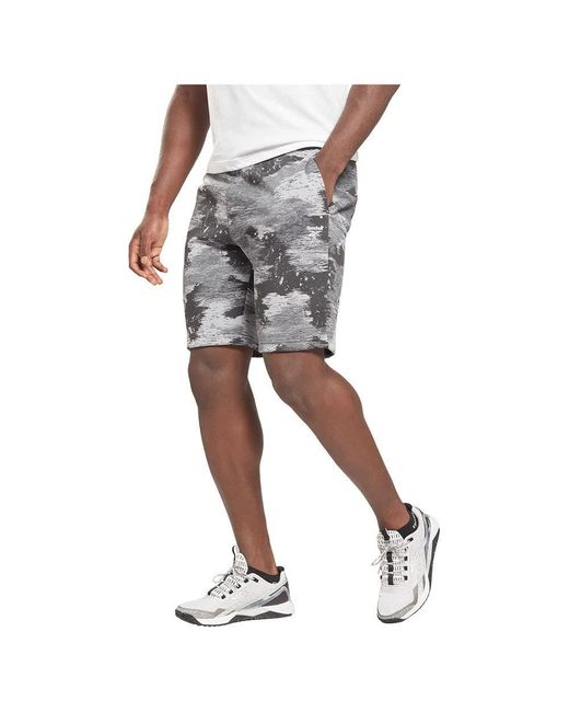 Reebok Identity Modern Camo Shorts Voor in het Black voor heren