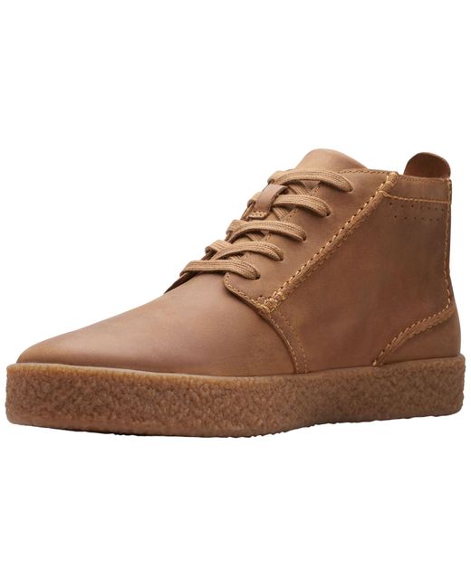 Clarks Brown Streethill Mid Ankle Boot for men