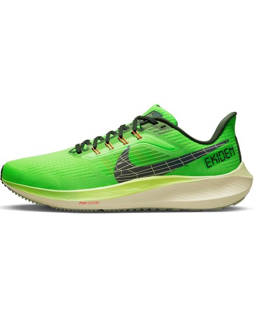 Nike Green Air Zoom Pegasus 39 Ekiden Running Trainers Sneakers Shoes Dz4776 for men