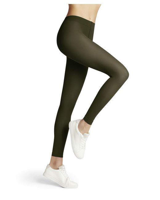 Falke Green Pure Matt 50 Den W Le Semi-opaque Plain 1 Pair Leggings