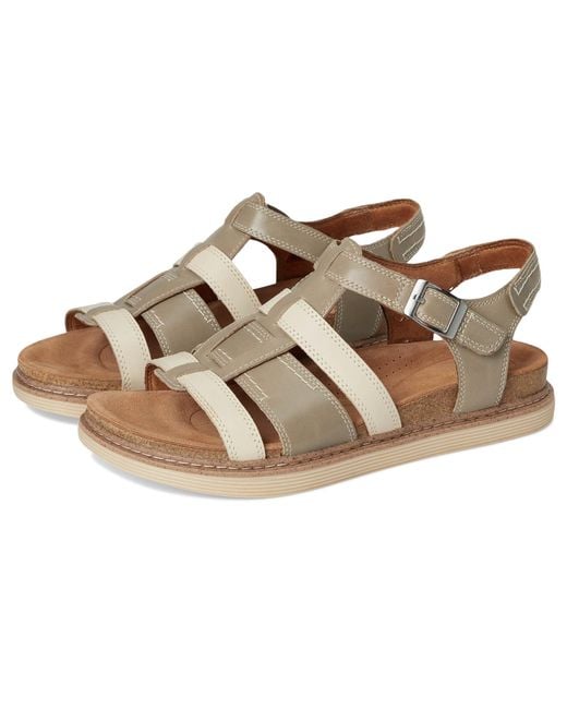 Clarks Metallic Arwell Sun Sandals 10 B