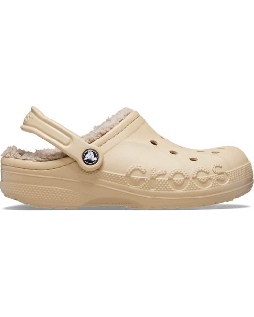 CROCSTM Natural Baya Lined Clog 38-39 EU Chai/Multi