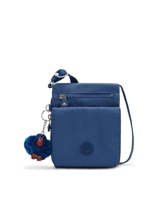 Kipling Blue New Eldorado Crossbody Bag for men