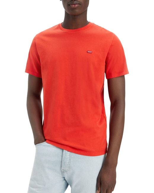 Ss Original Housemark Tee Camiseta Hombre Levi's de hombre de color Red