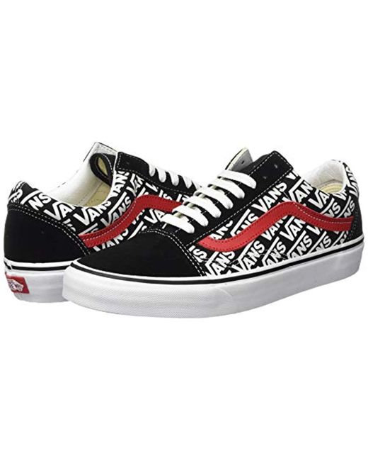 vans low top negro