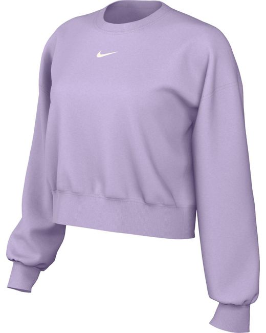 Damen Sportswear Phnx FLC OOS Crew Sudadera Nike de color Purple