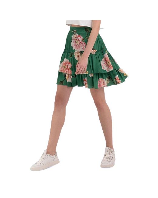 Replay Green W9862 Skirt