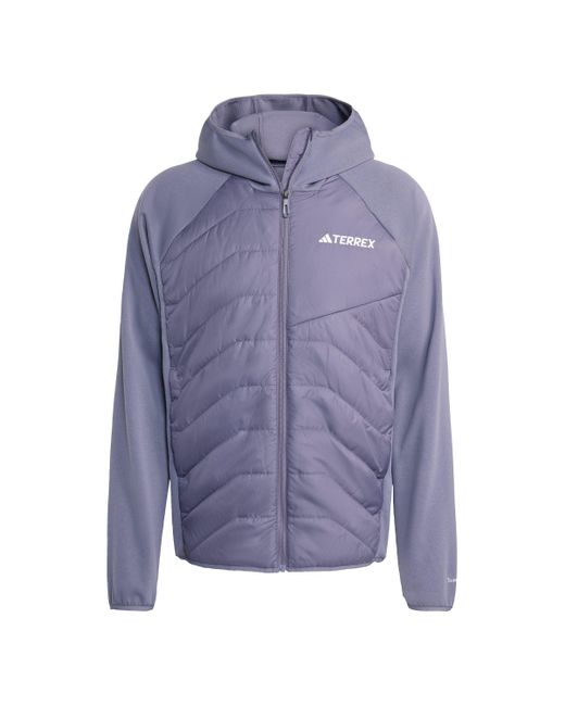Terrex Multi Climawarm Insulated Hybrid Hooded Jacket Adidas de hombre de color Blue