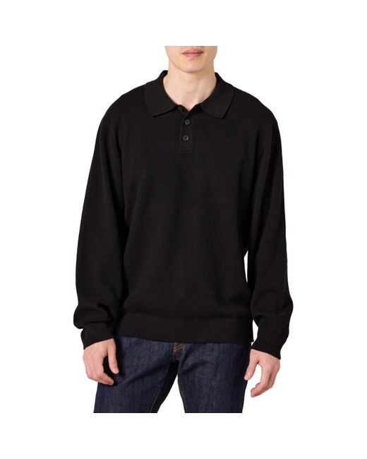 Pull Polo en Tricot À Coupe Décontractée Amazon Essentials pour homme en coloris Black
