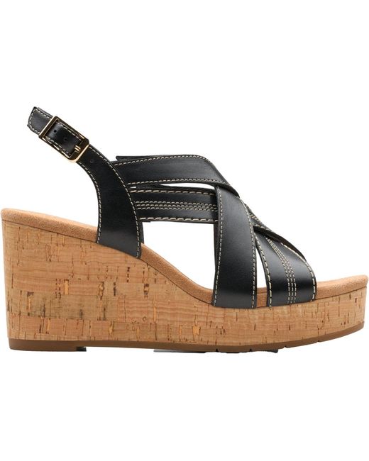Clarks Black S Sabina Sling Sandals