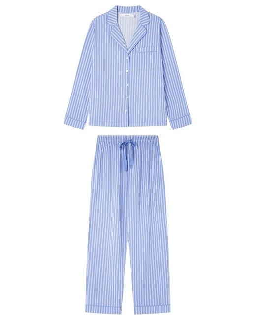 Pijama Masculino de ga Larga Colección Mix and Match Green House Women'secret de color Blue