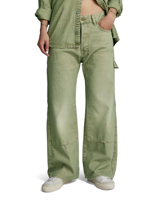 G-Star RAW Green Bowey 3D Carpenter Loose Jeans