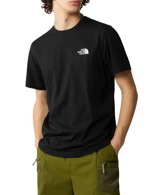 Simple Dome T-Shirt di The North Face in Black da Uomo