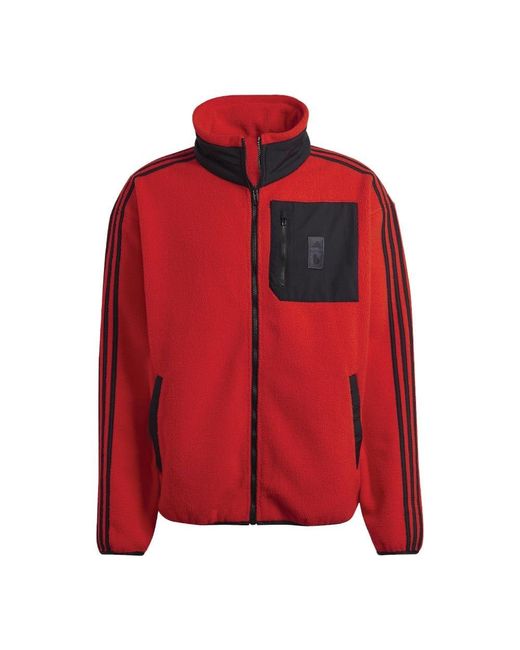Adidas Red 2022-2023 Belgium Fleece Jacket for men