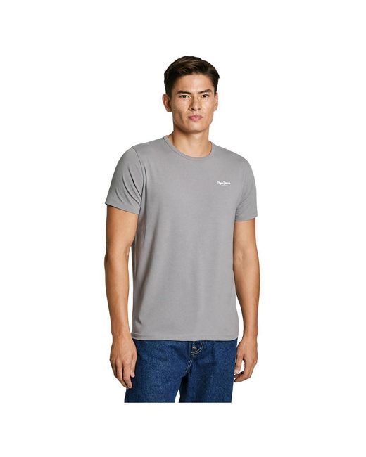 Original Basic 3n Camiseta Pepe Jeans de hombre de color Gray