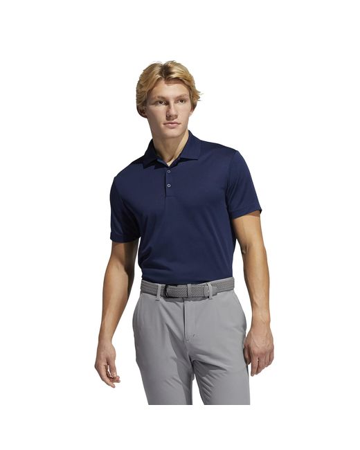 Adidas Blue Performance Primegreen Polo Shirt for men
