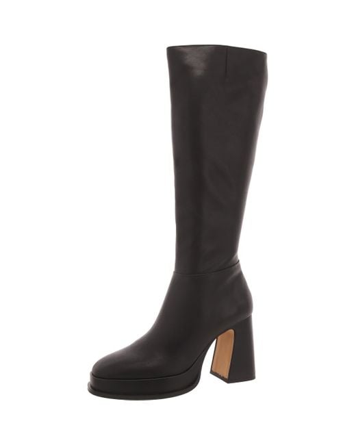 Stivali alti sopra il ginocchio da donna con tacco a di Steve Madden in Black
