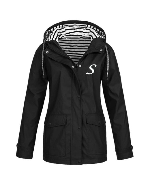 Superdry Black Lalaluka Waterproof Wind Jacket