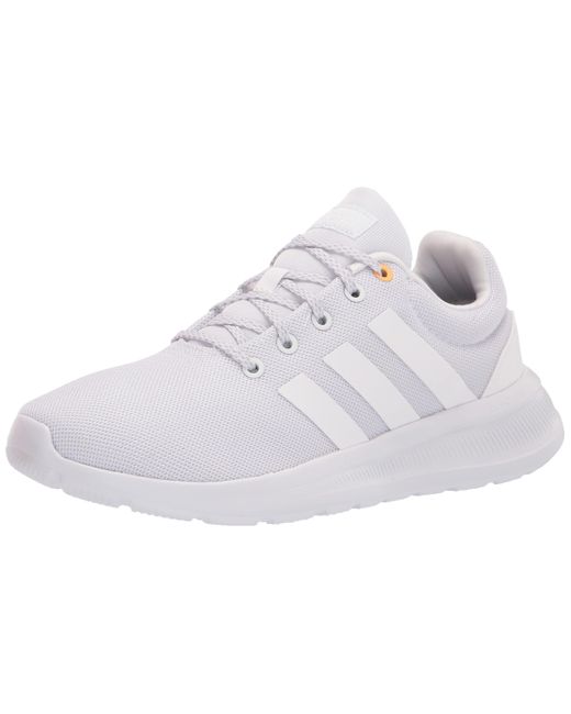 adidas Lite Racer Cln 2.0 Running Shoe in White/White/Acid Orange (White) -  Save 25% - Lyst